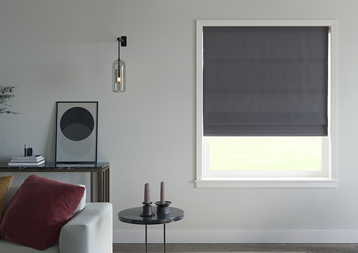 Carina, Blackberry - Roman Blind - Image 3